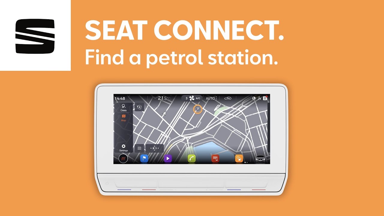 Finding petrol stations and off-street parkings with SEAT CONNECT