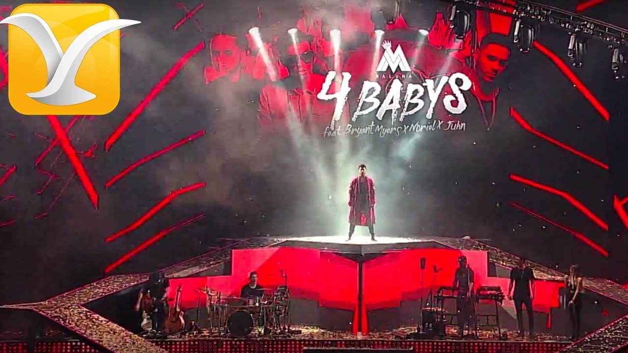 Maluma  - Cuatro Babys -  Festival de Viña del Mar 2017 HD 1080p
