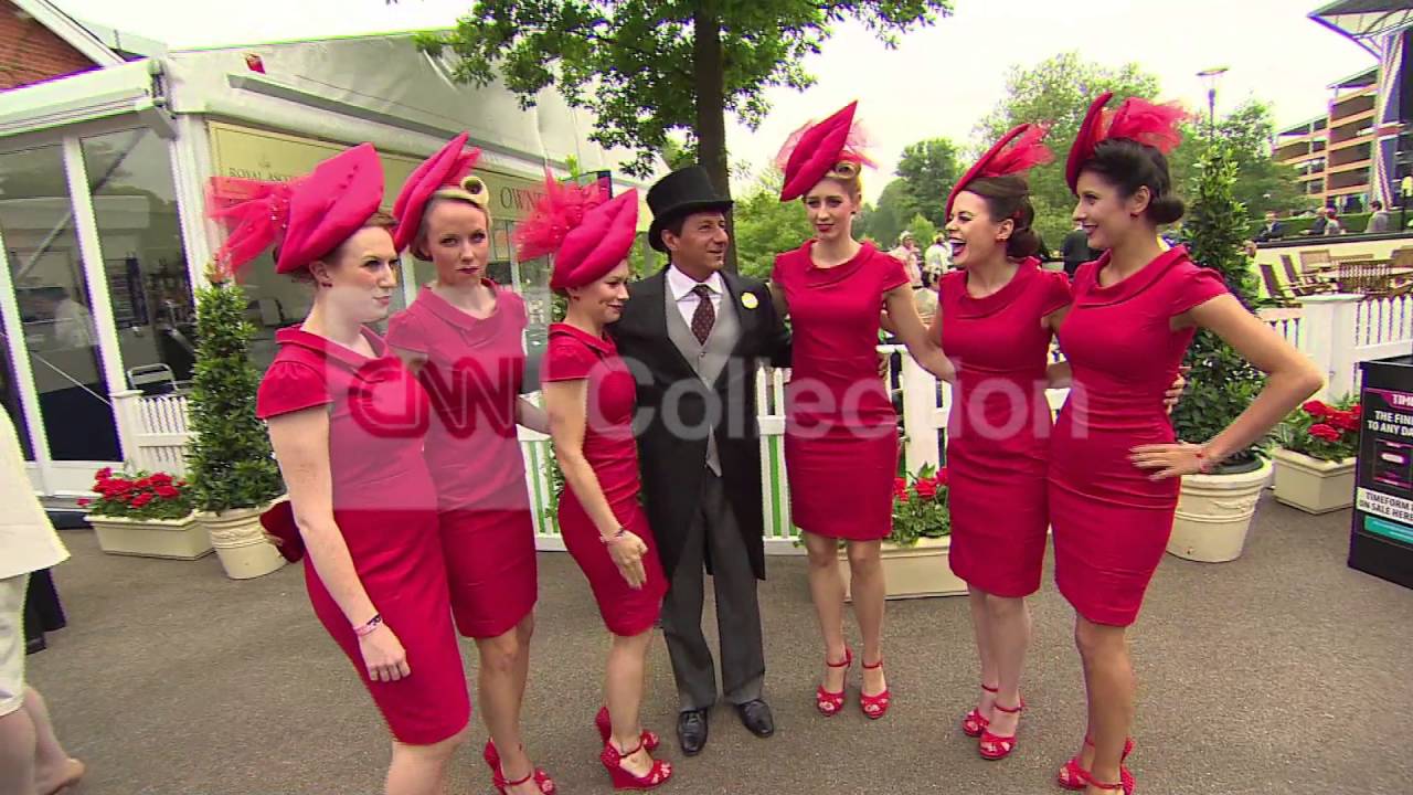 UK:OUTLANDISH LADIES' HATS FOR HORSE RACE