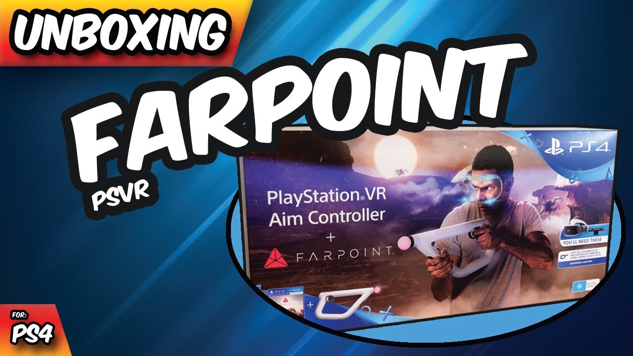 Unboxing The PSVR Aim Controller + Farpoint Game | VR FPS Experience Begins! | PS4 (2024)