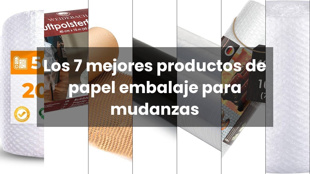 Papel embalaje mudanza: Los 7 mejores productos de papel embalaje para mudanzas