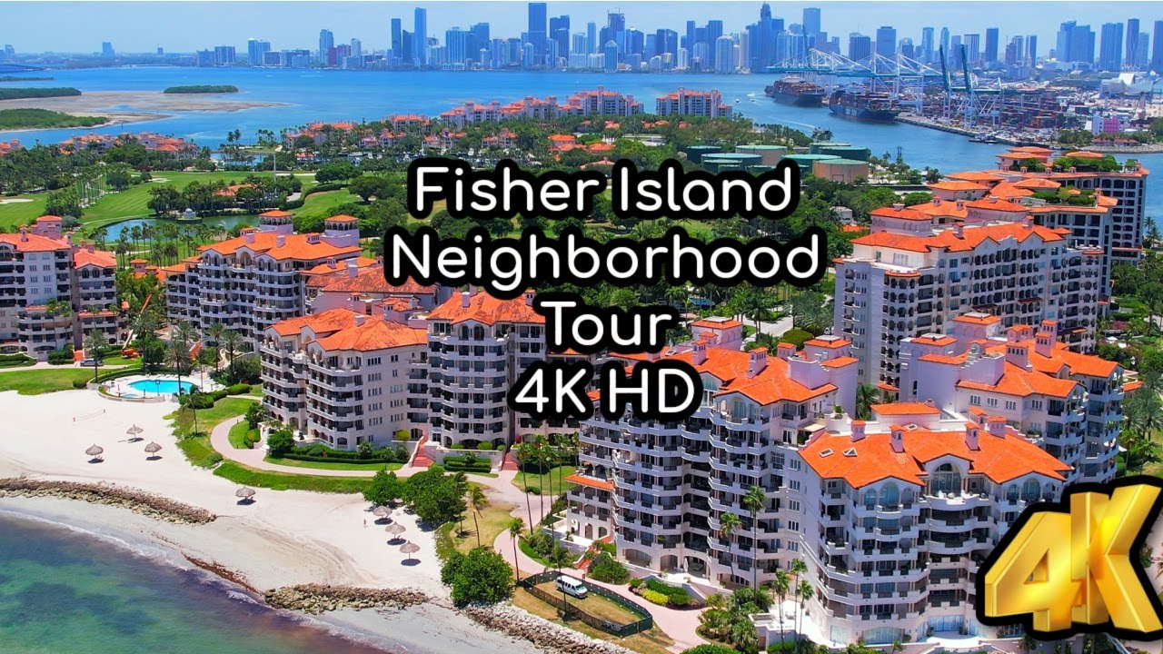 Fisher Island in 4K | Miami | Florida | Neighborhood Tour