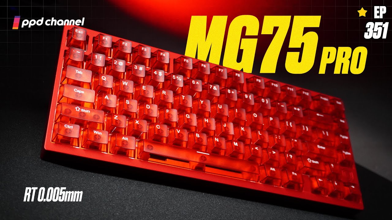 อลู 75%  RT 0.005mm เกินไปป่าวพี่ : Irok MG75 Pro ⚡