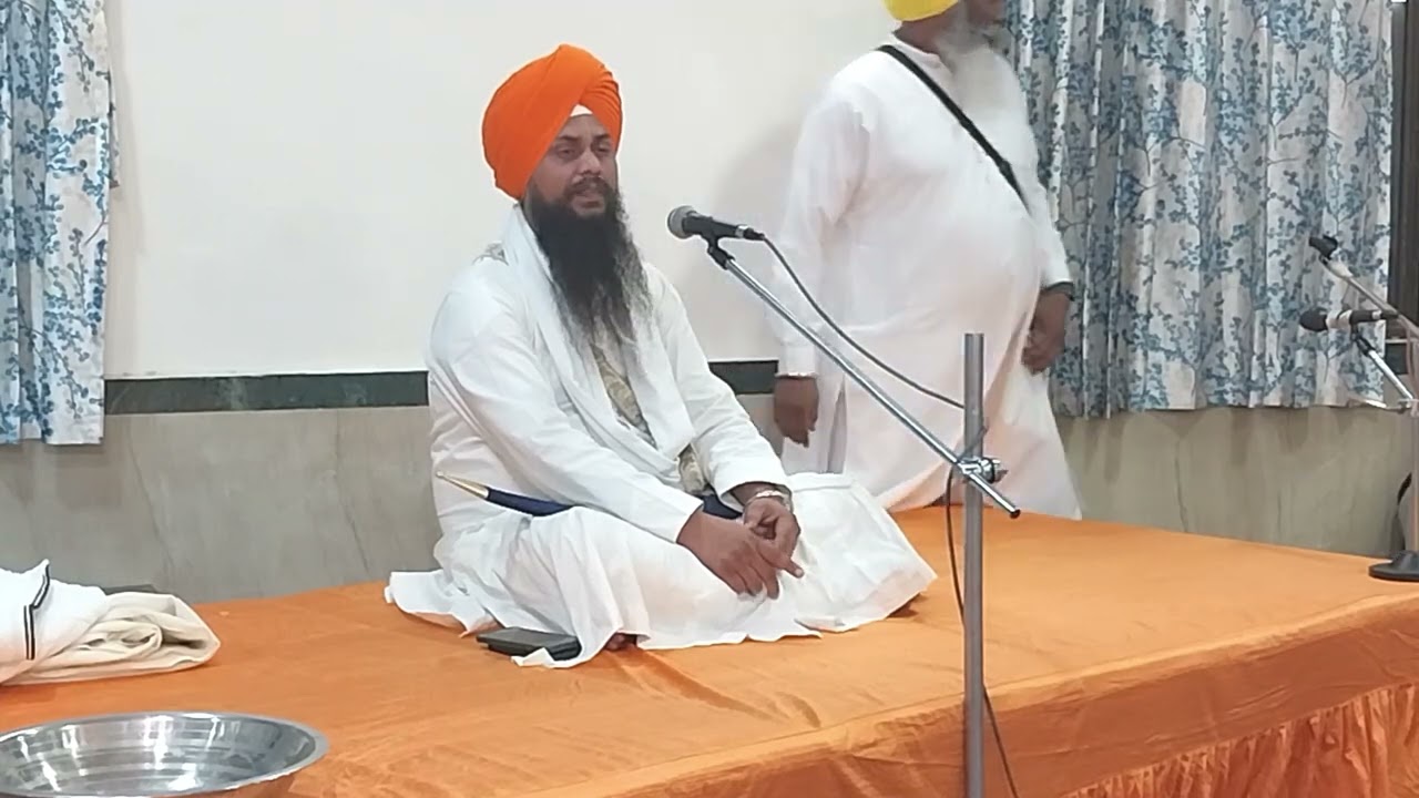 Evening Katha Vichar Bhai Satnam Singh Ji at Gurudwara Shree Dashmesh Darbar Sahib , Isanpur