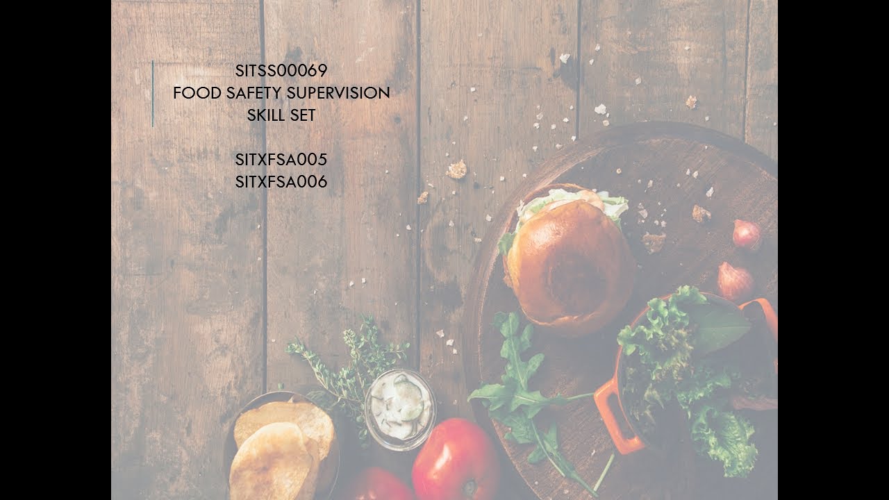 Hospitality institute of NSW - Online Food safety supervisor - Video 2