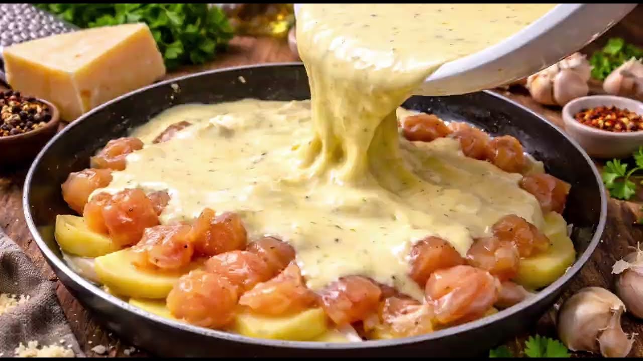 ✨ Cook Chicken & Potatoes This Way – The Result Is Amazing! 🔥🍗🥔
