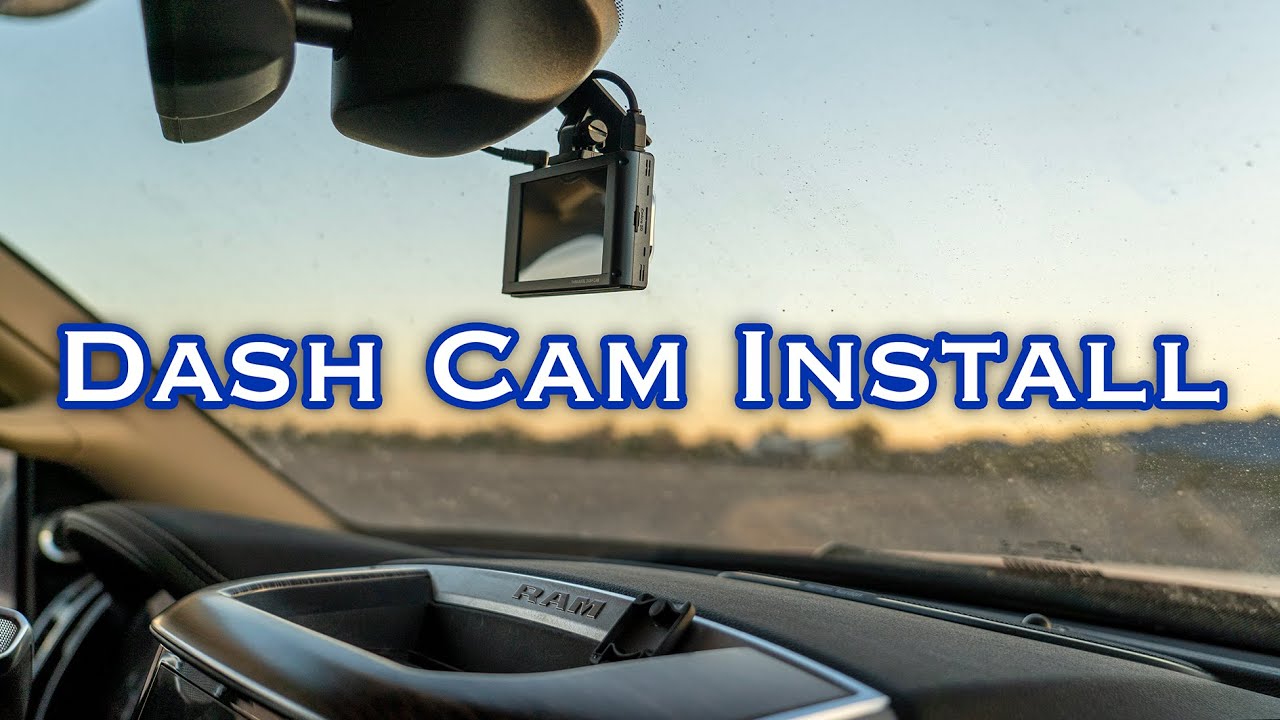 Thinkware X1000 Dash Cam Install (Ram 3500)