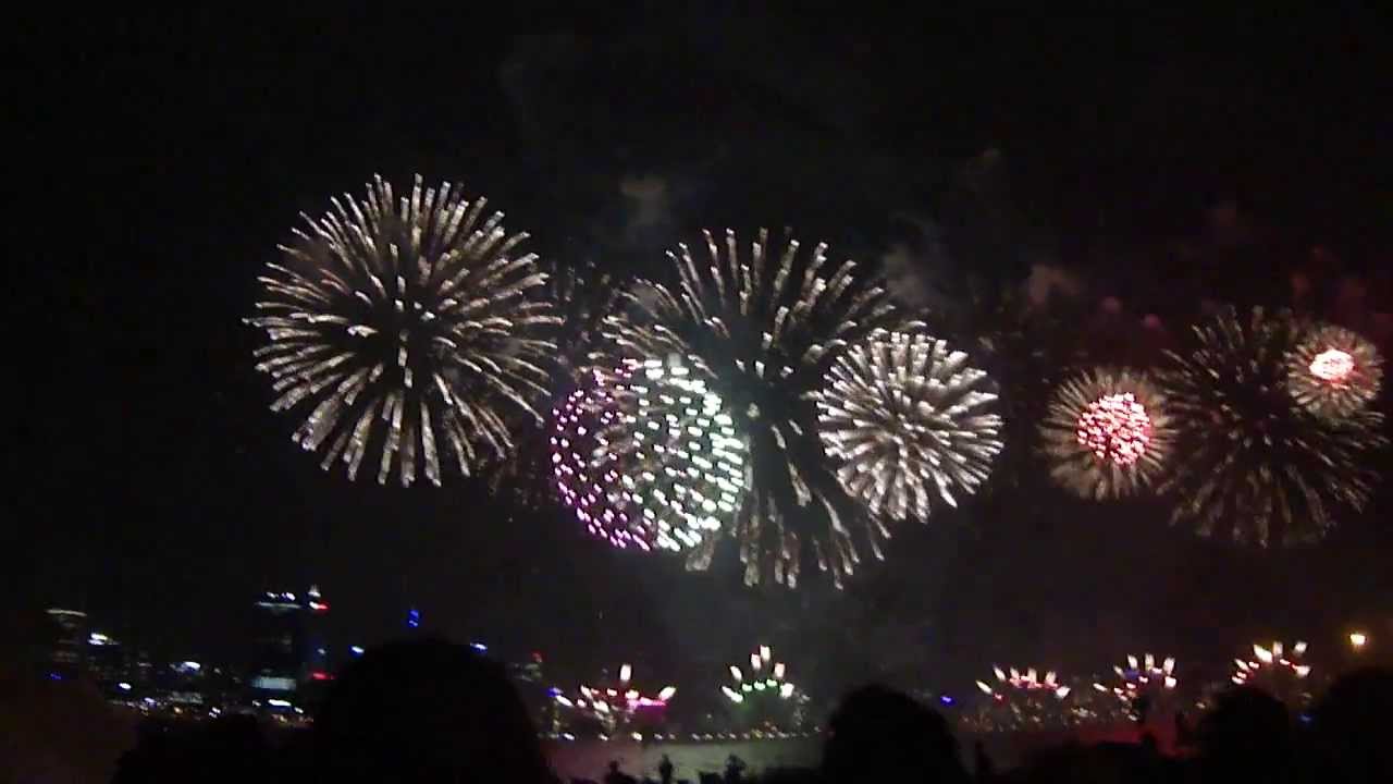 City Of Perth Skyworks 2012
