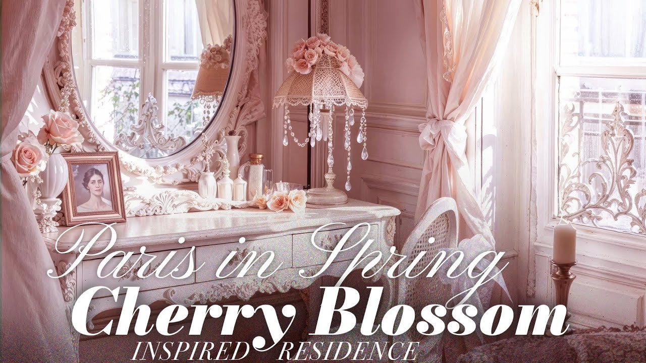 Paris in Spring, Cherry Blossom Inspired Residence