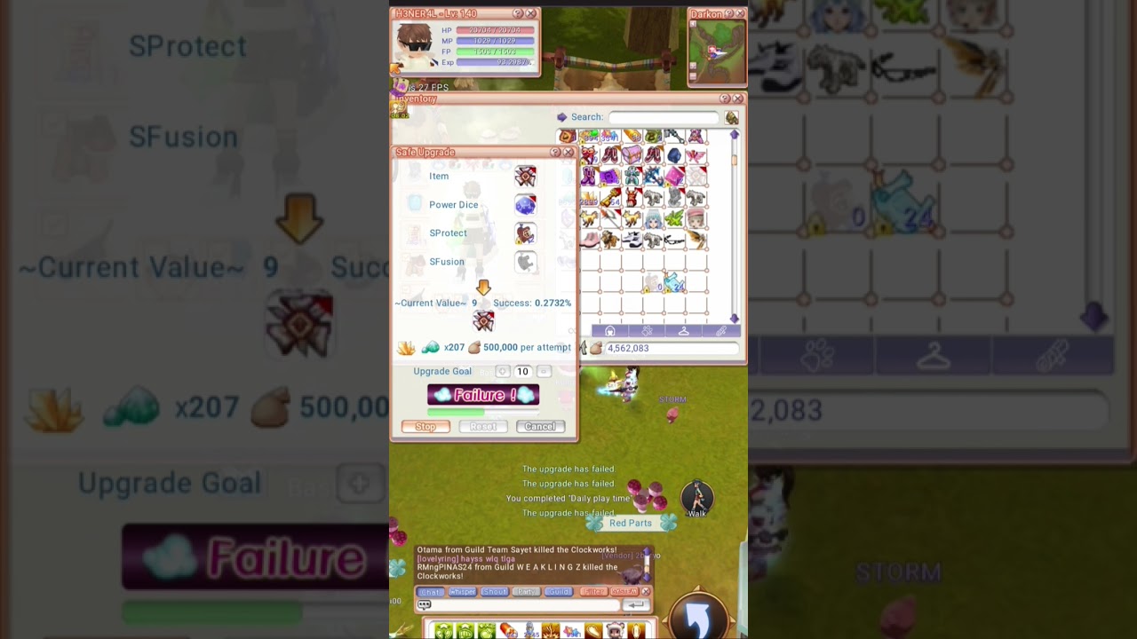 Flyff Universe - Mobile Games MMORPG - Bloody Yo-yo Try To +10 #flyffuniverse #mmorpg #upgrade