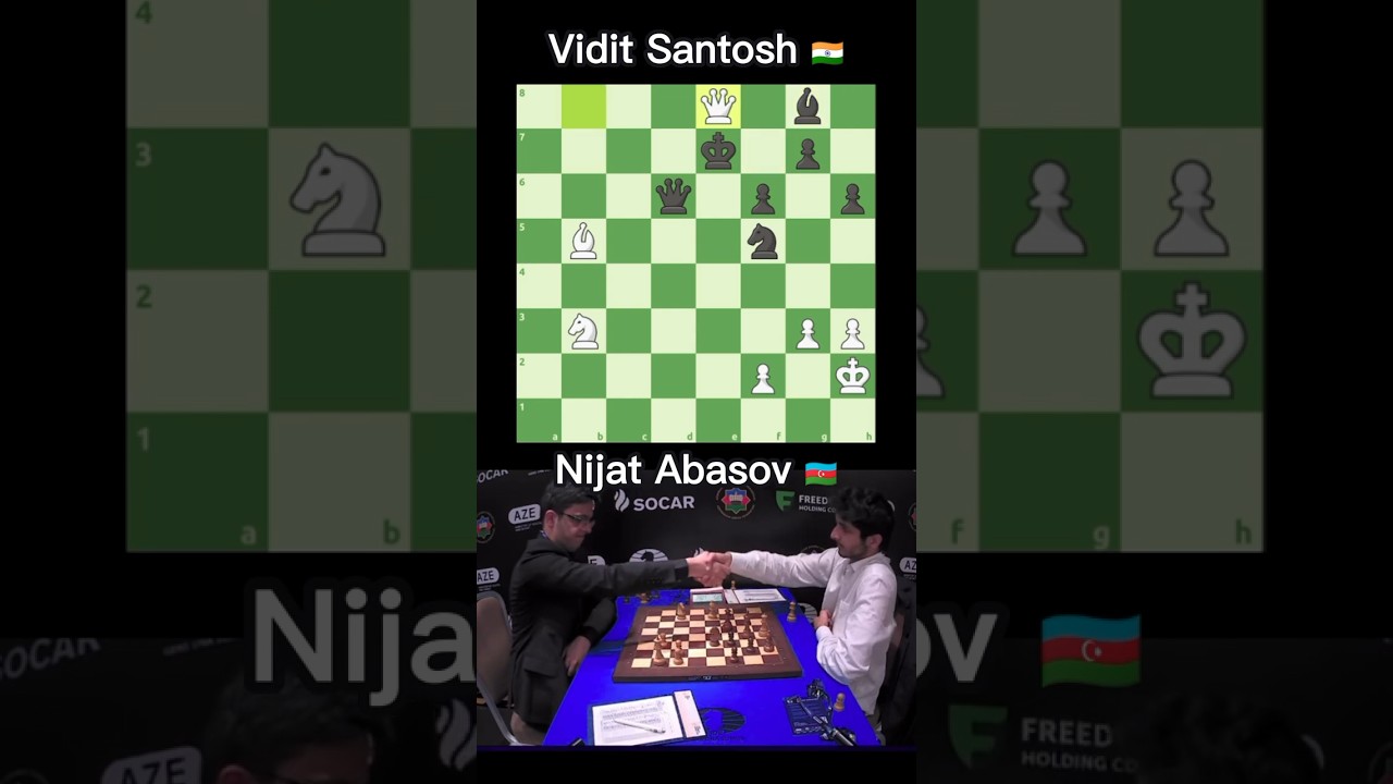 Namizədlərdə Nicatdan eyni performansı g&ouml;zləyirik 😎 #şahmat #namizədlərturniri #bizimkilər #bakı