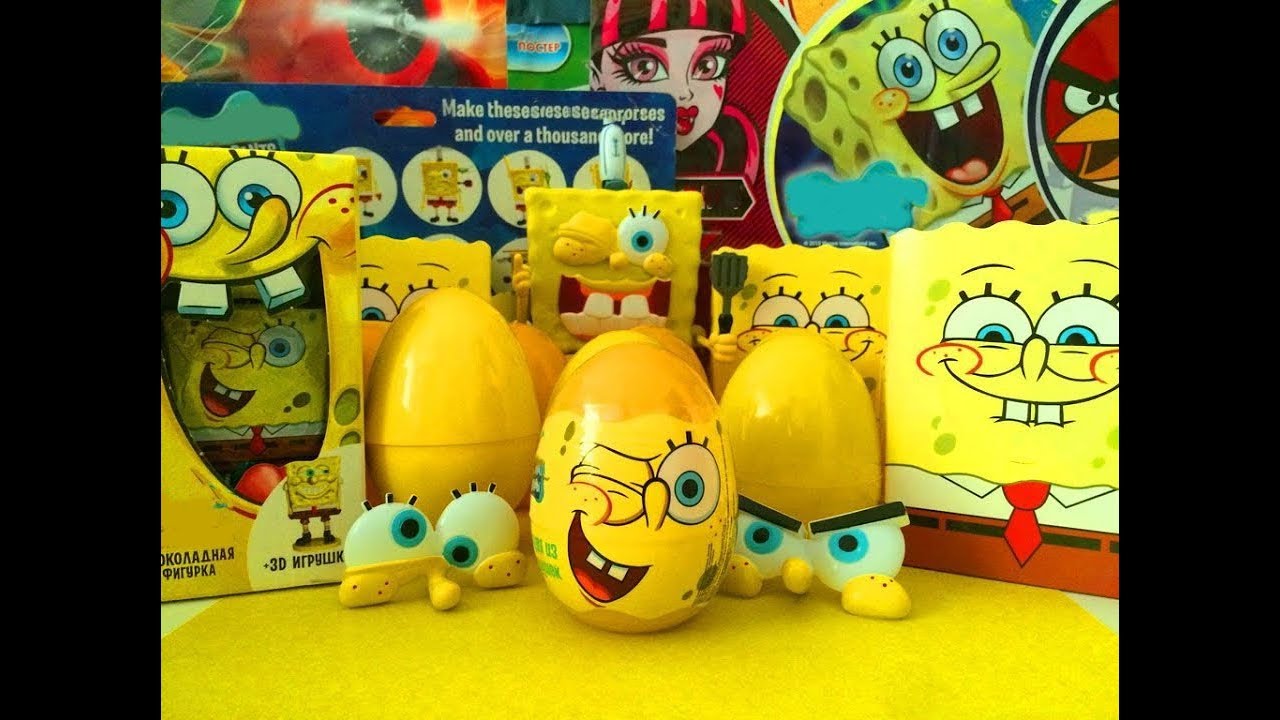 Обзор Большой Коллекции Cюрпризов с Весёлым Жёлтым Героем, Unboxing Surprise Eggs Collection