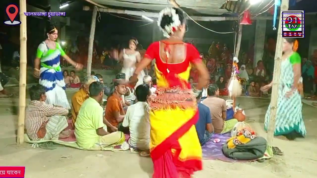 গাজীর গান স্থান আলমডাঙ্গা  পশুরহাট  সংলগ্ন পান সেট। সিদ্দিক ফকিরতার দল