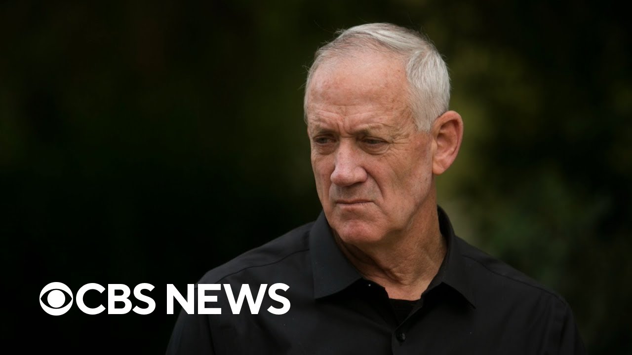 Harris meeting with Israeli opposition leader Benny Gantz at White House