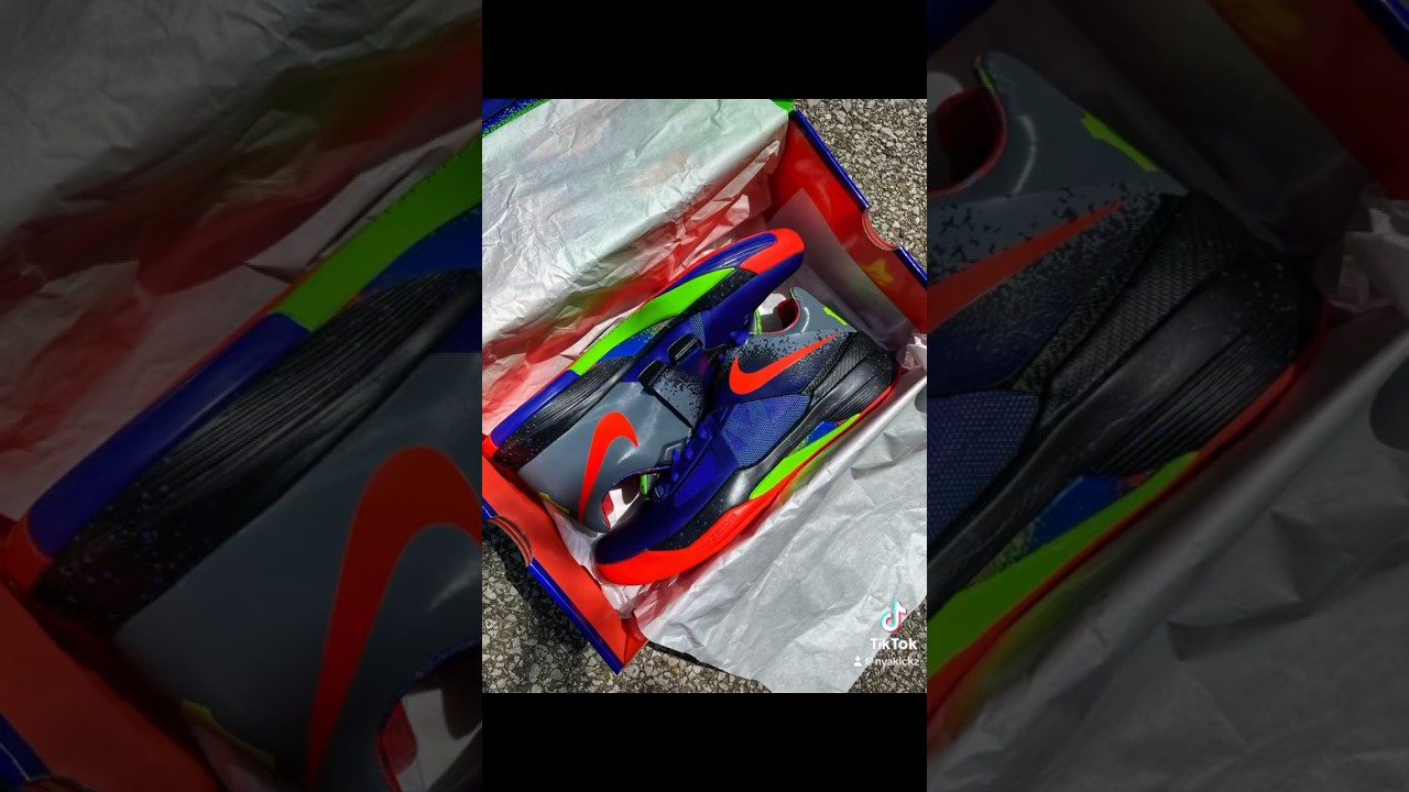 NIKE X NERF KD 4 😮&zwj;💨🔫 #Kd4 #Nerf #Hasbro #Kd4nerf #Snkrs #Sneakers #Fyp #Unboxing #Nike #Shorts