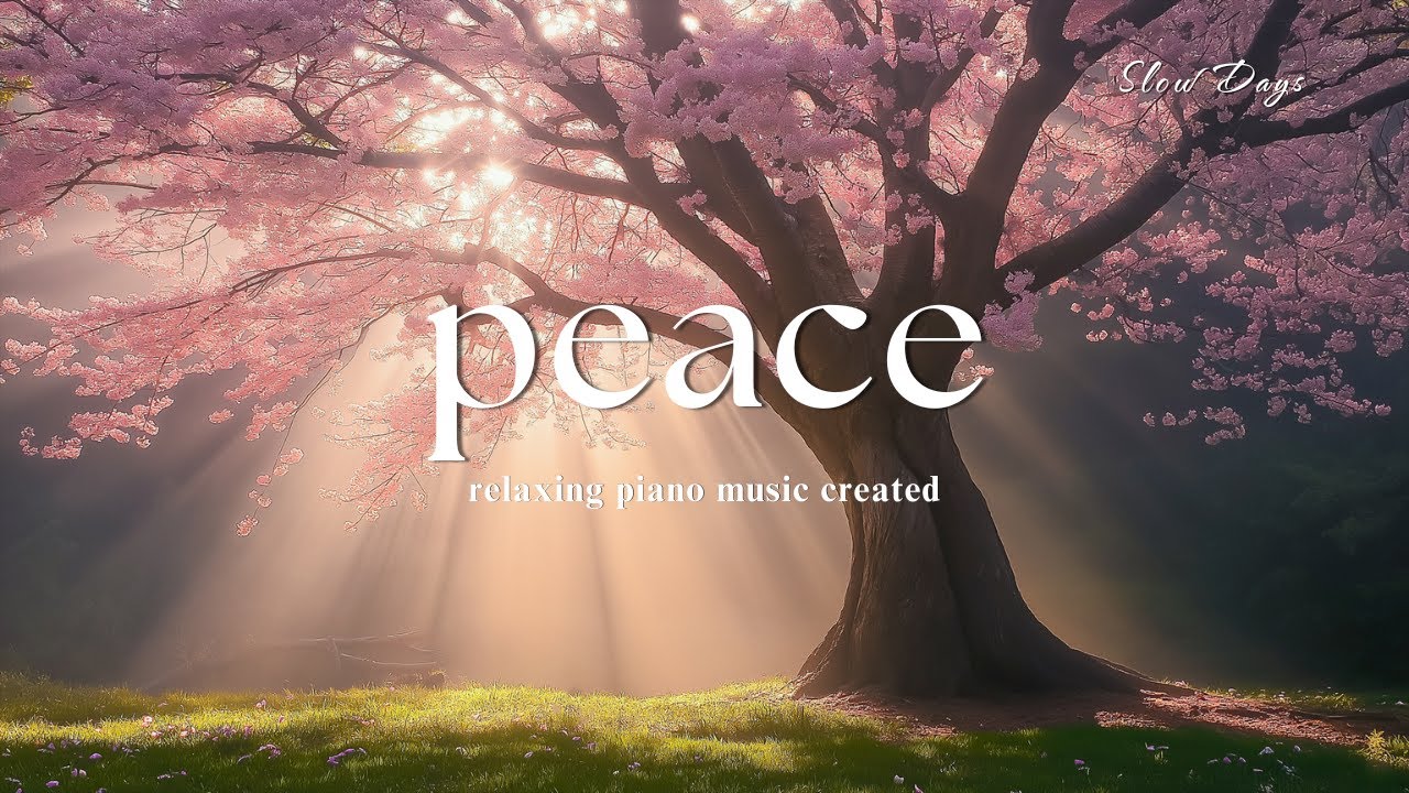 🌸💤 Soft Piano Music for a Dreamy Sleep & Relieve Stress | Under the Cherry Blossom Tree