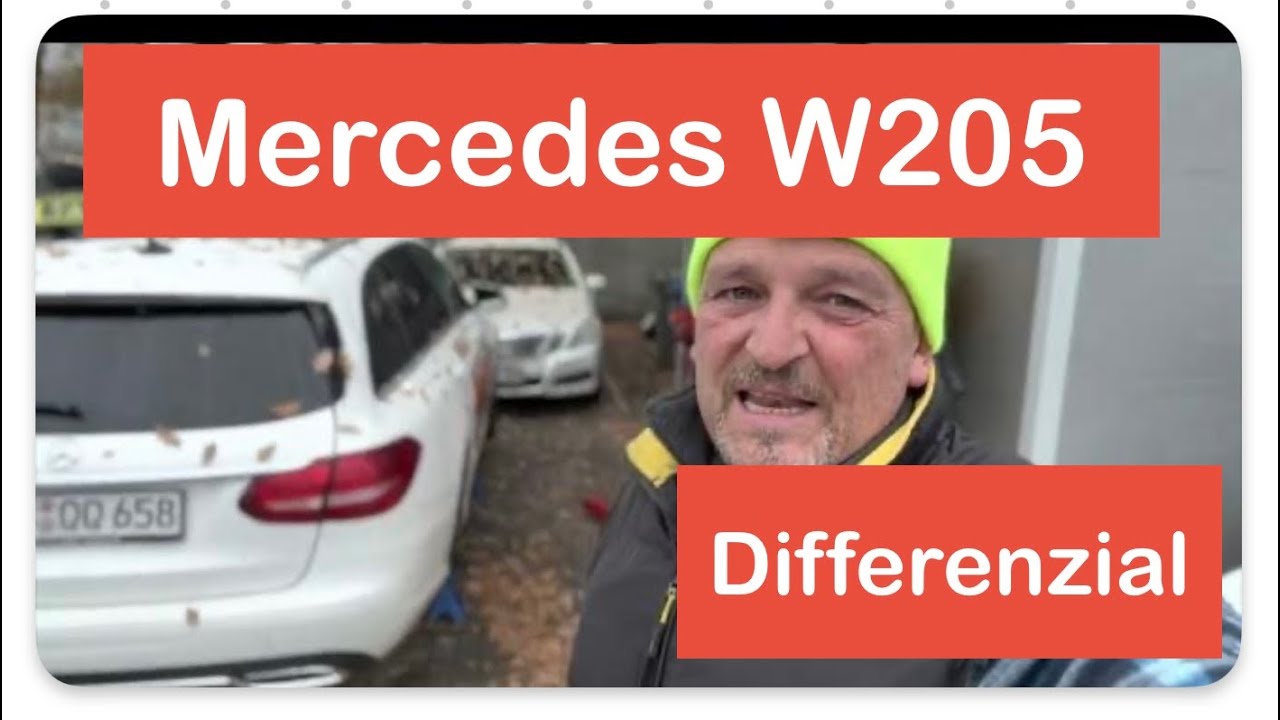 Mercedes W205 Differenzial wechseln ersetzen tauschen ausbauen