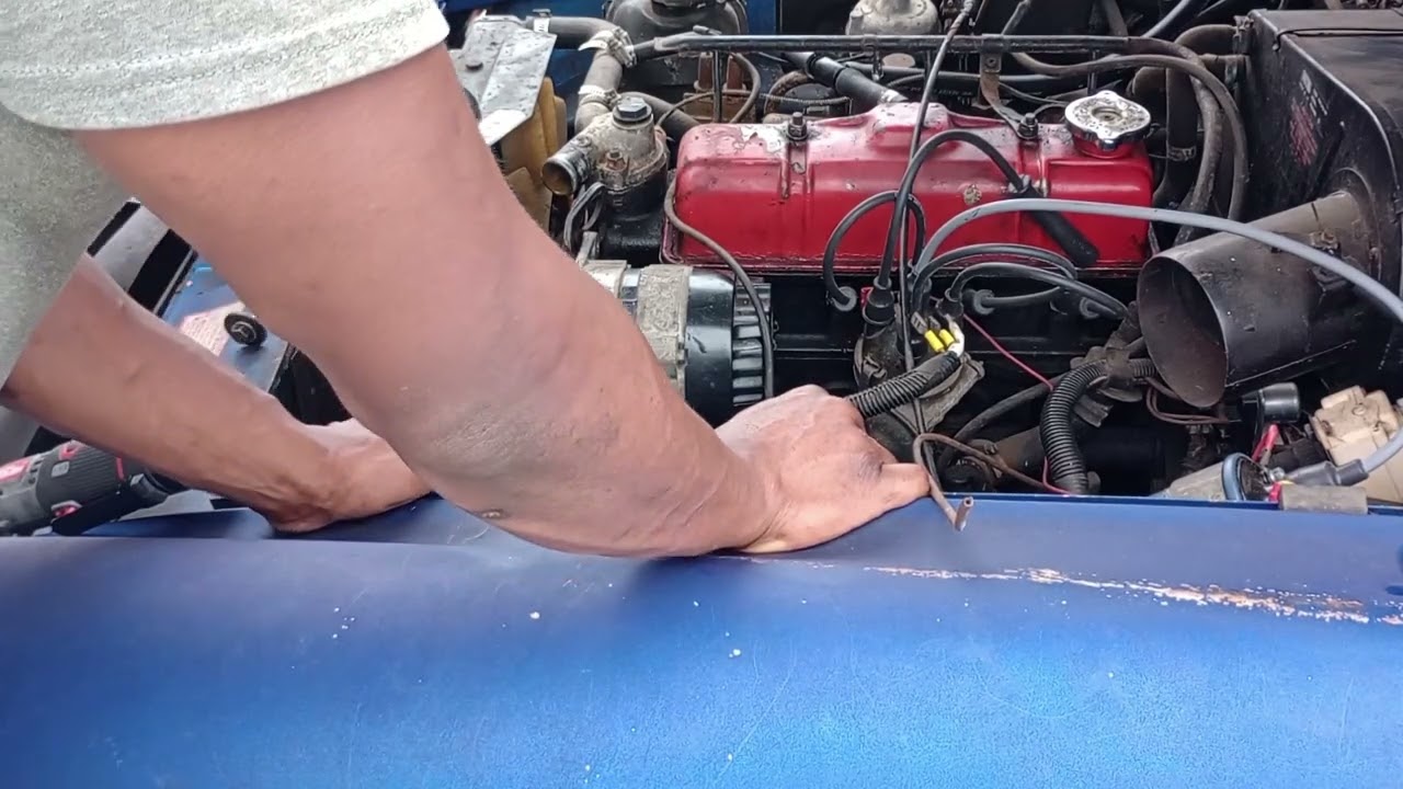 MG Midget alternator install
