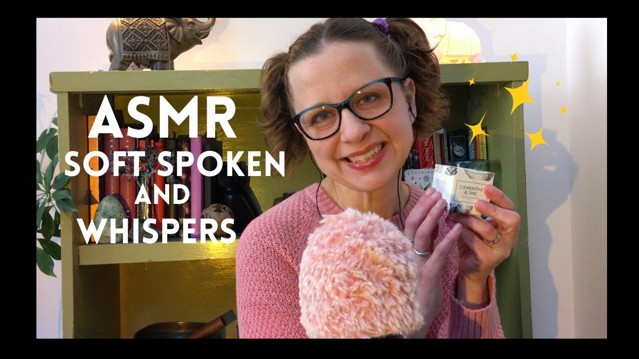 ASMR Switching Between Soft Spoken and Whispers 😊🧡 (trigger assortment, show + tell ramble)
