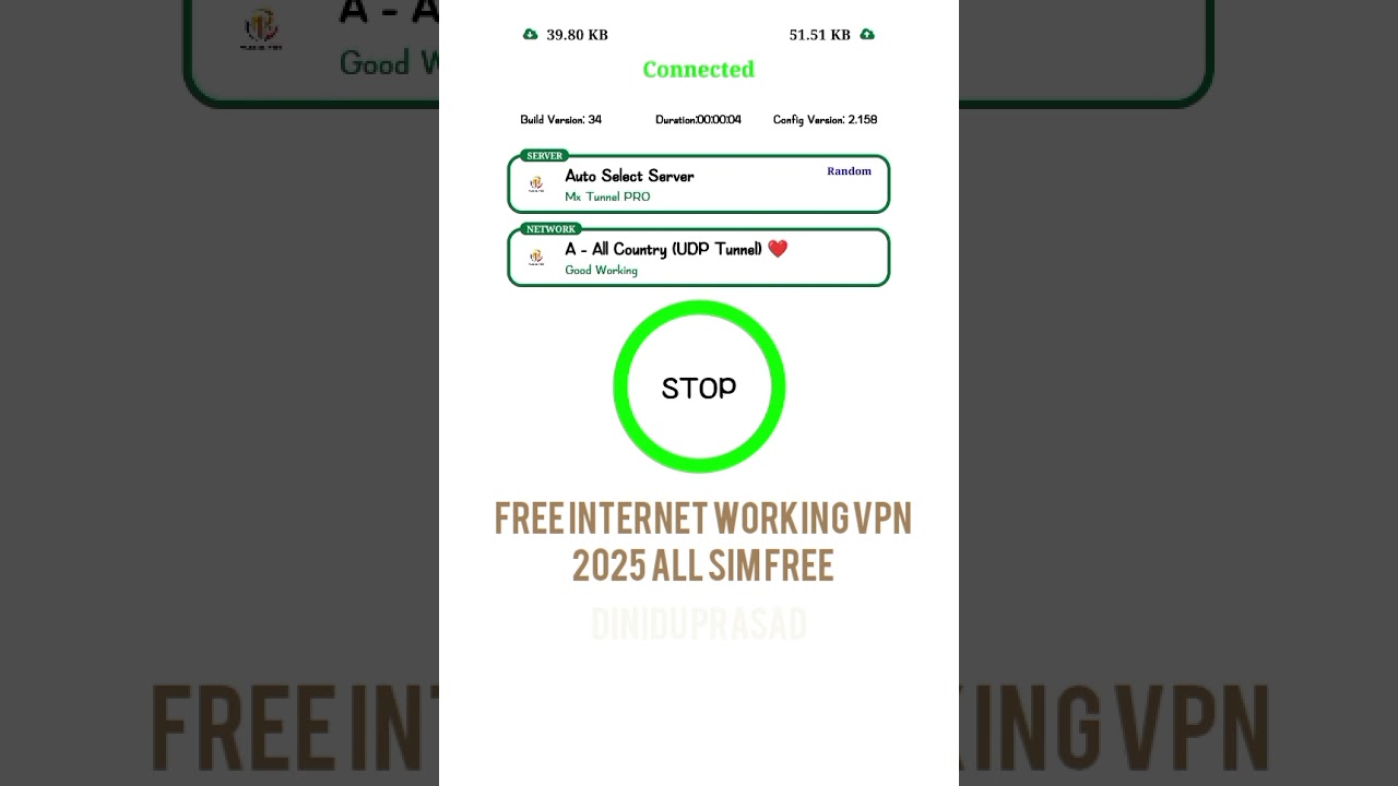 free internet working VPN 2025 all sim free #freevpn #vpn #dvideo