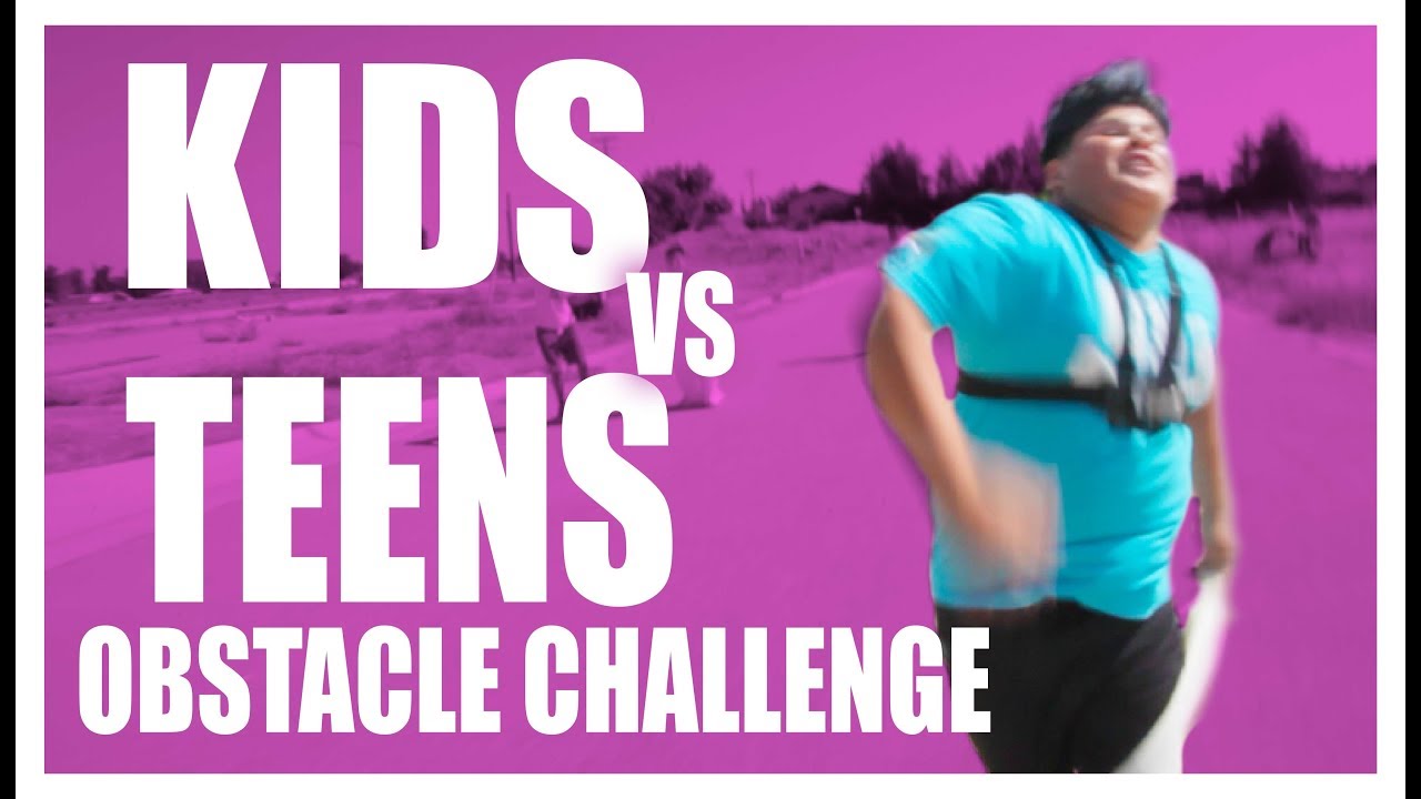 Kids Vs Teens Obstacle Challenge