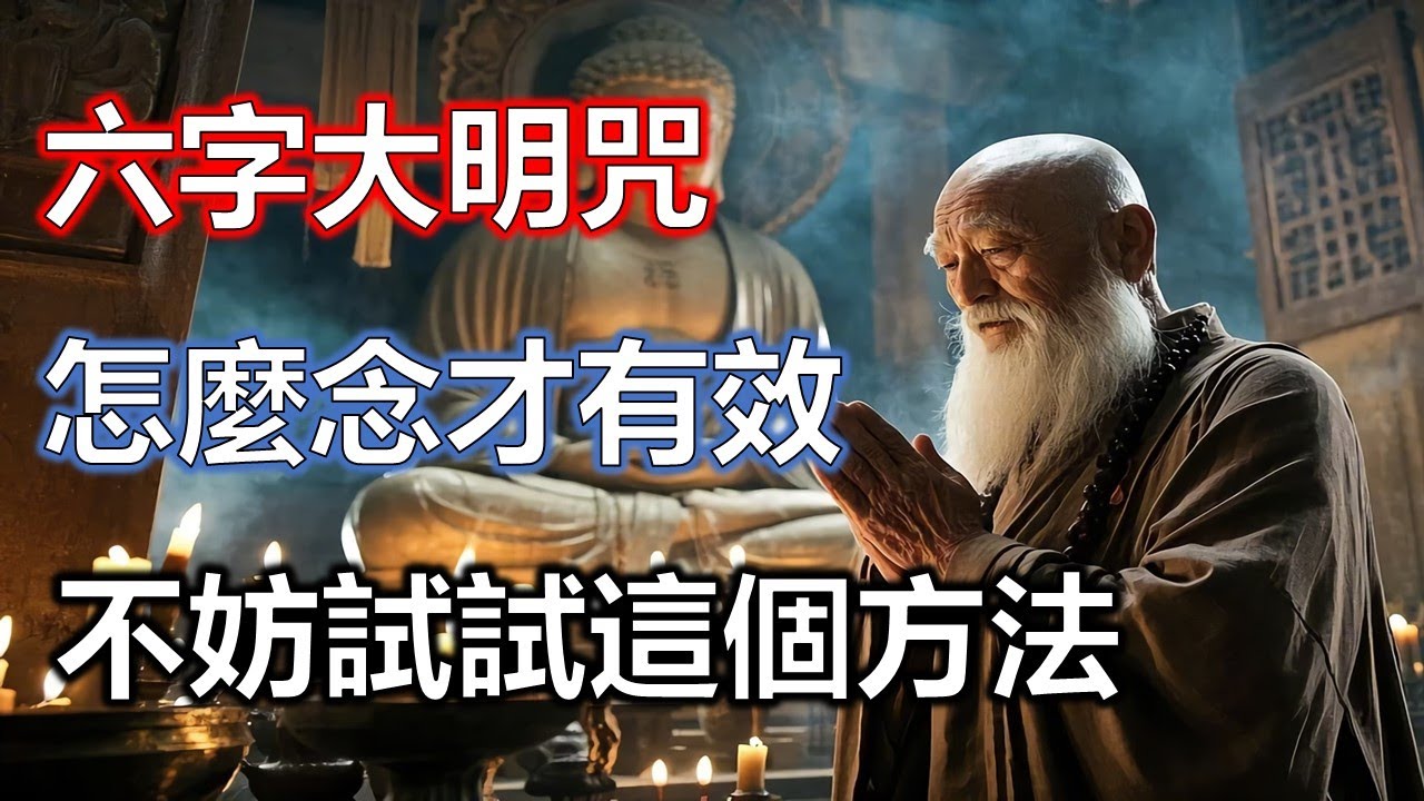 六字大明咒”怎麼念才有效？不妨試試這個方法，可迅速助你點燃全身能量#佛學#智慧#因果