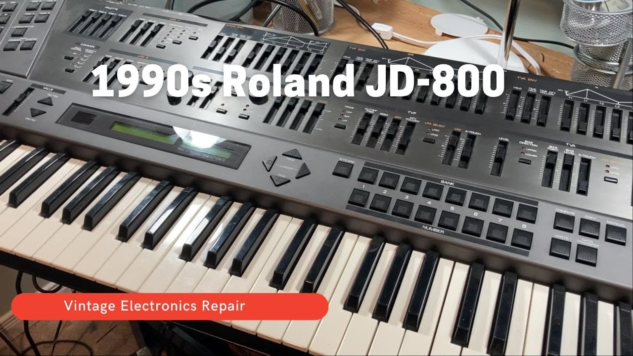 Fixing a bad key on a Roland JD 800