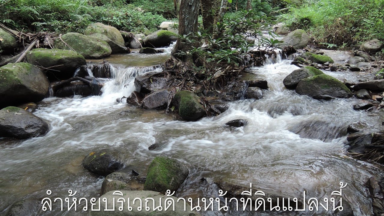 ที่ดินติดลำธาร ติดถนน สาธารณูปโภคพร้อม อากาศเย็นสบาย ไม่ไกลเมือง