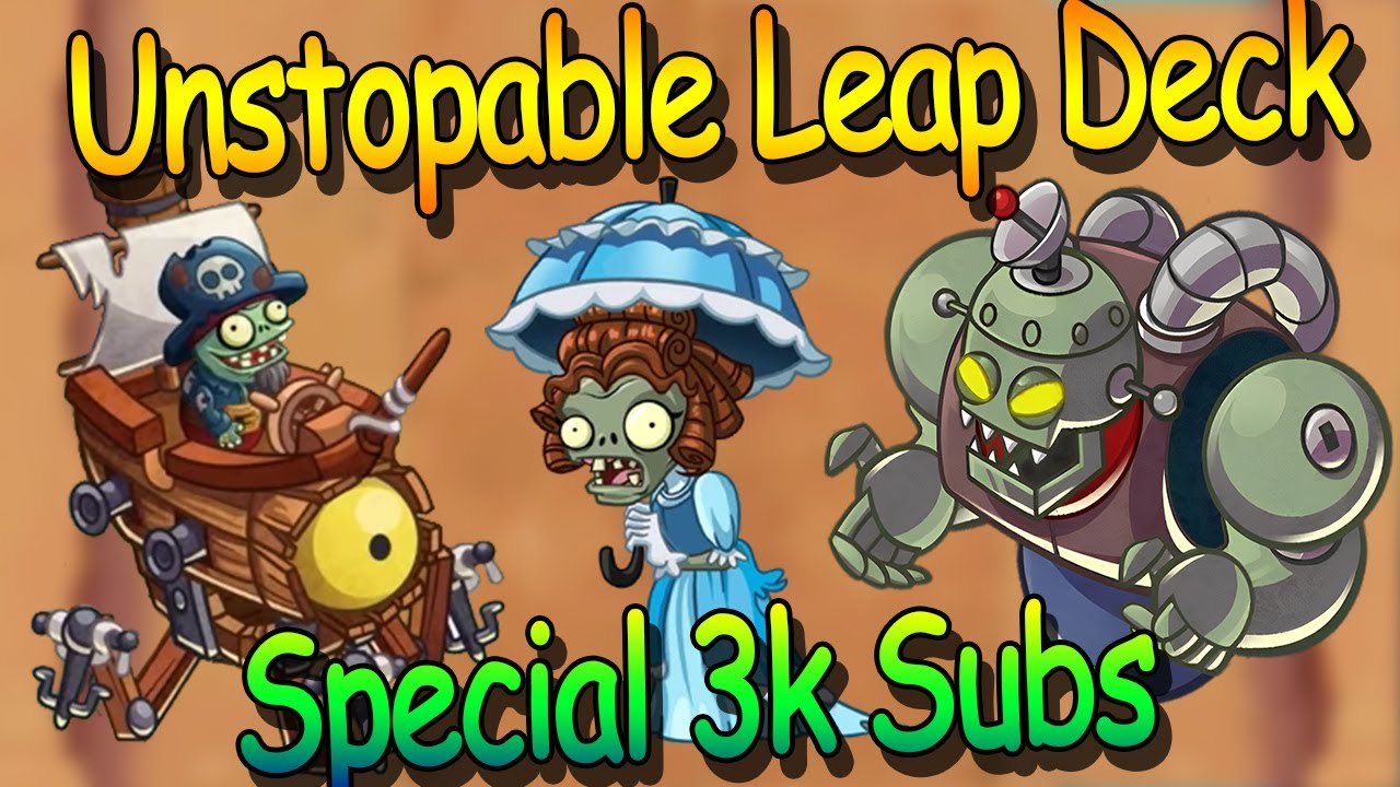 [SPECIAL 3K SUB] Use Parasol, Protect, Then Leap After ▌PvZ Heroes Build Deck Rustbolt