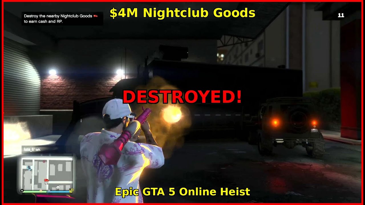 Epic Destruction: $4 Million Nightclub Goods Obliterated in GTA 5 Online ( 2X Money Week)