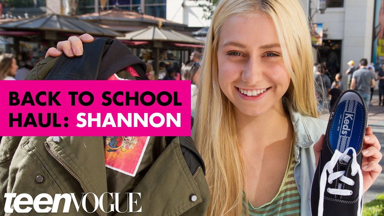 Back-to-School Saturday Haul with Shannon Barker - Teen Vogue