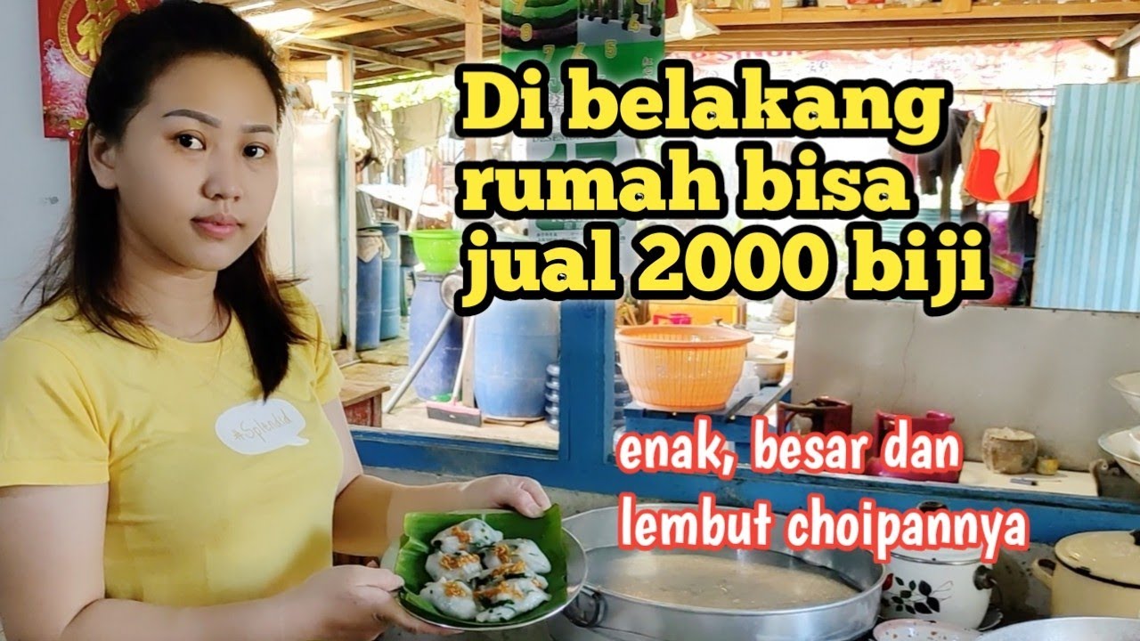 Tidak bisa disangka. Choipan Singkawang yang jual di belakang rumah, di dalam gang tetapi laris.