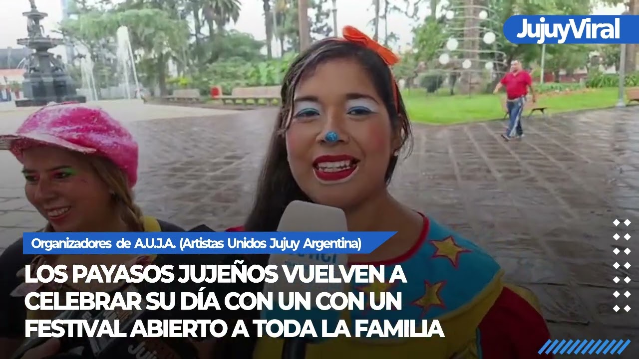Los payasos jujeños vuelven a celebrar su día con un con un festival abierto a toda la familia