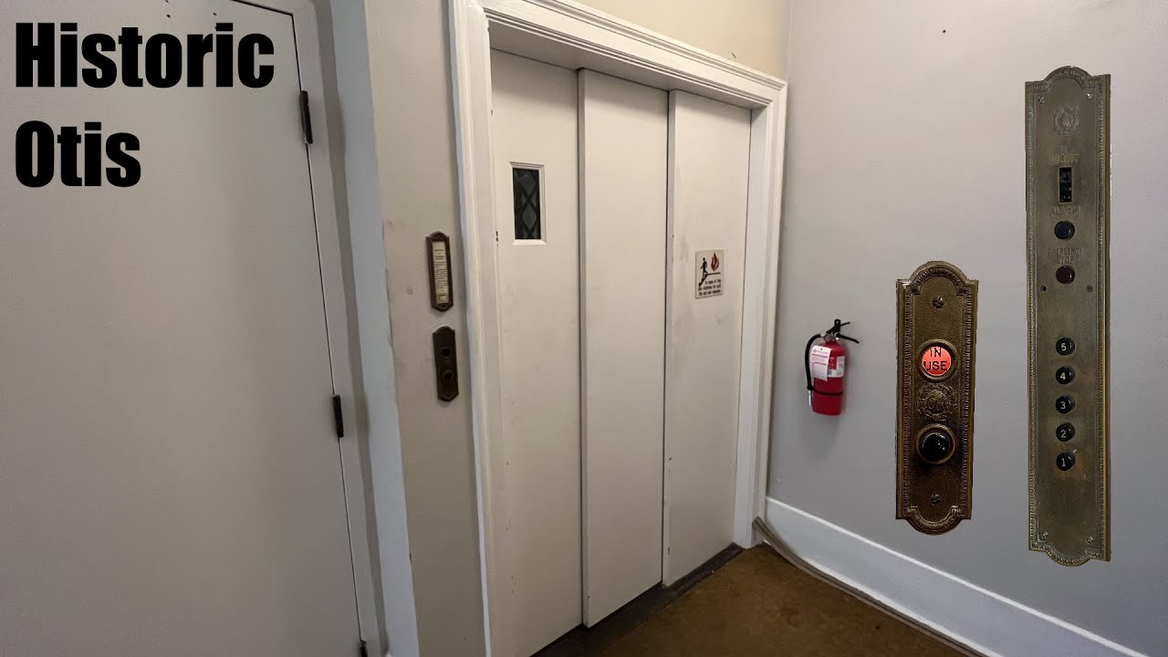 Detailed View of a Vintage OTIS Elevator in Roanoke VA