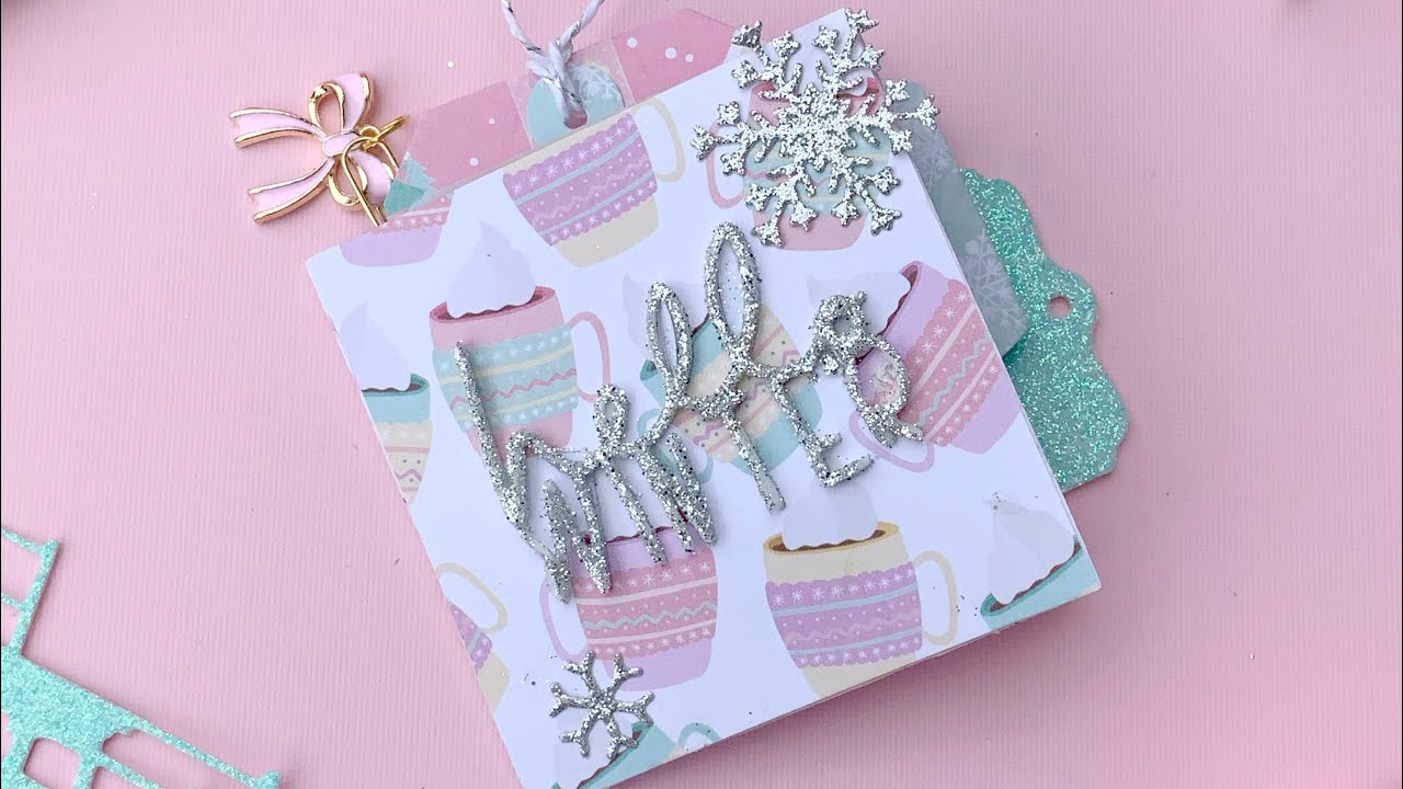 12 Days of Christmas Crafting |Day 1 Mini Album with 6x6 Papers