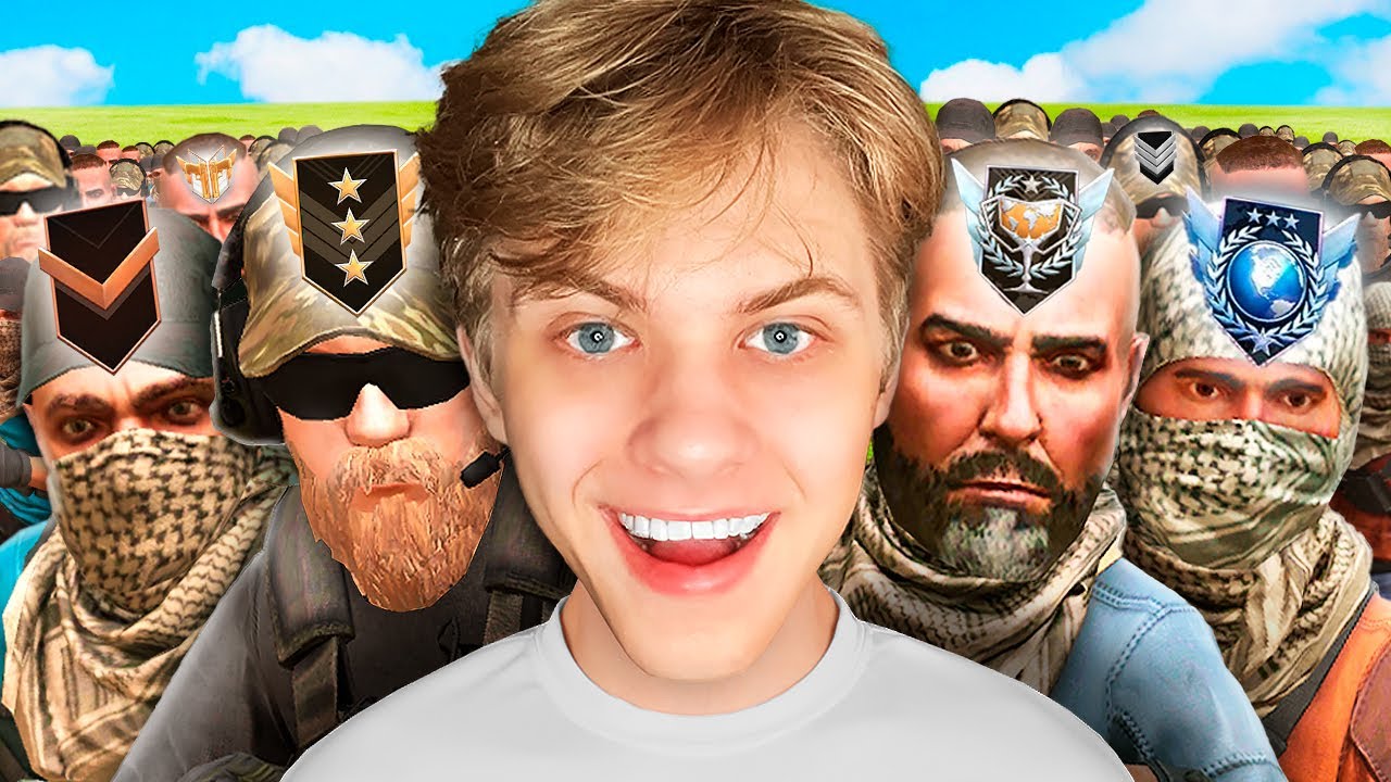 😱КАК ИГРАЮТ ВСЕ ЗВАНИЯ STANDOFF 2