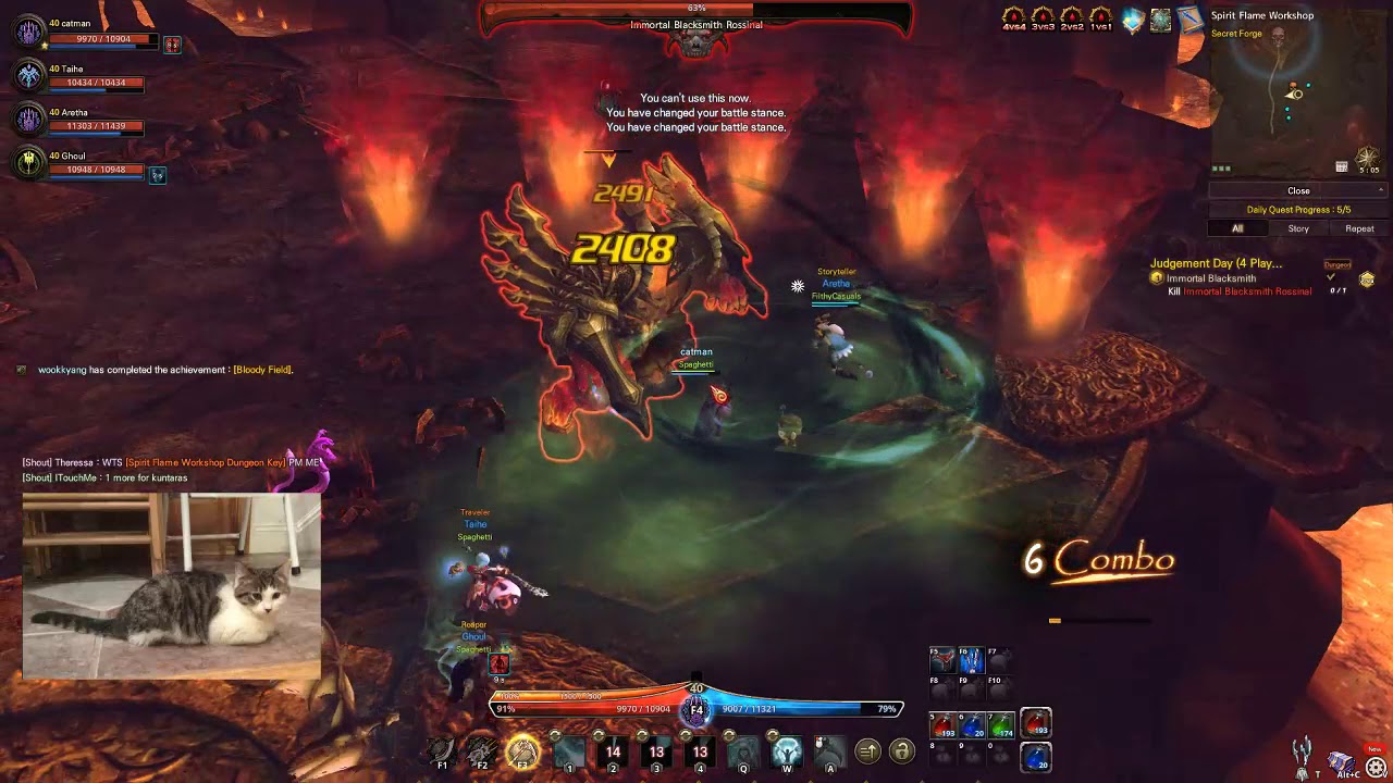 Warlords awakening EA testing spirit flame workroom