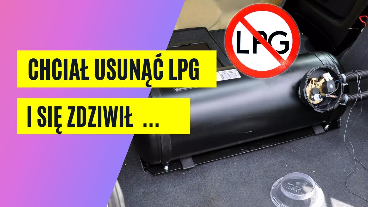Chciał usunąć LPG z samochodu #motodoradca