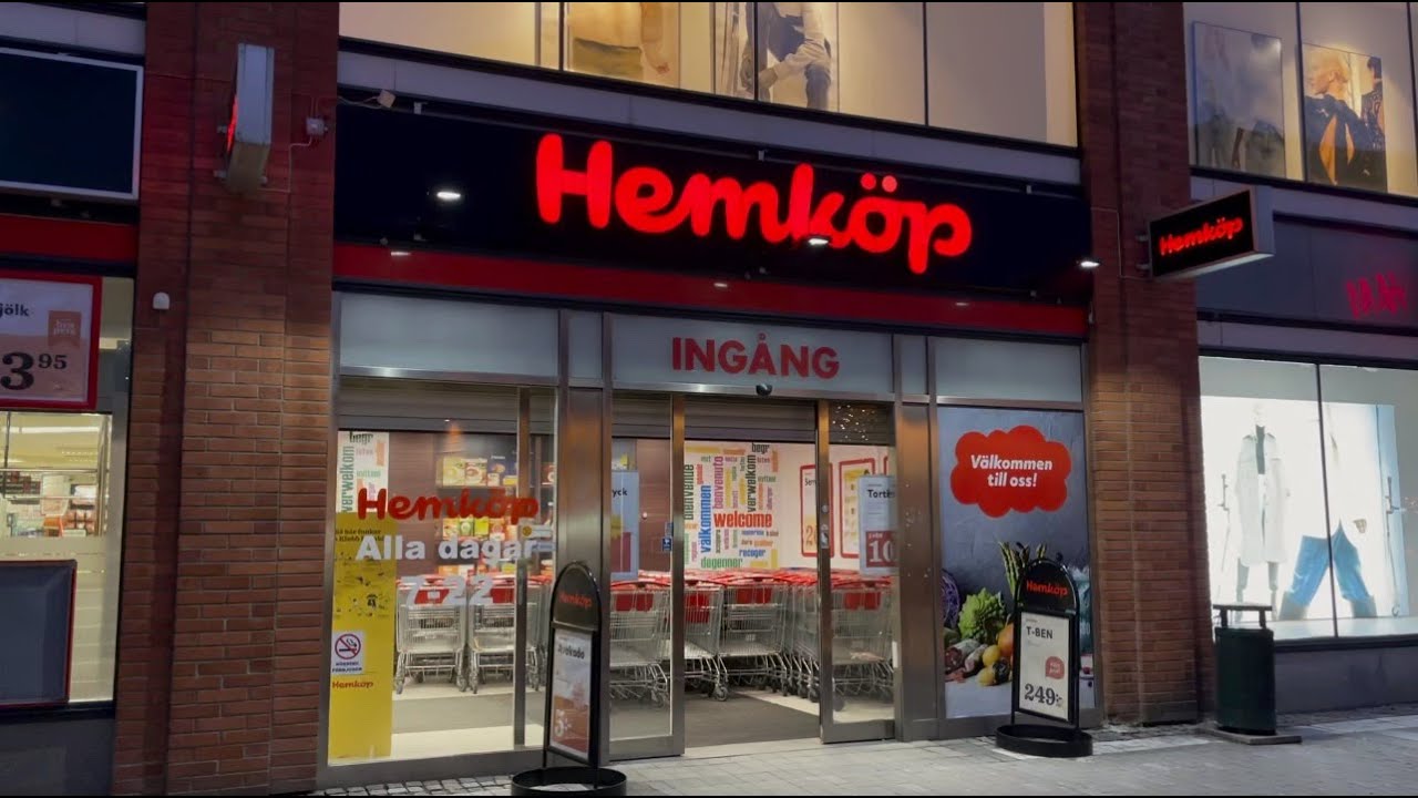 Stockholm City Walks - Hemköp Supermarket Virtual Tour