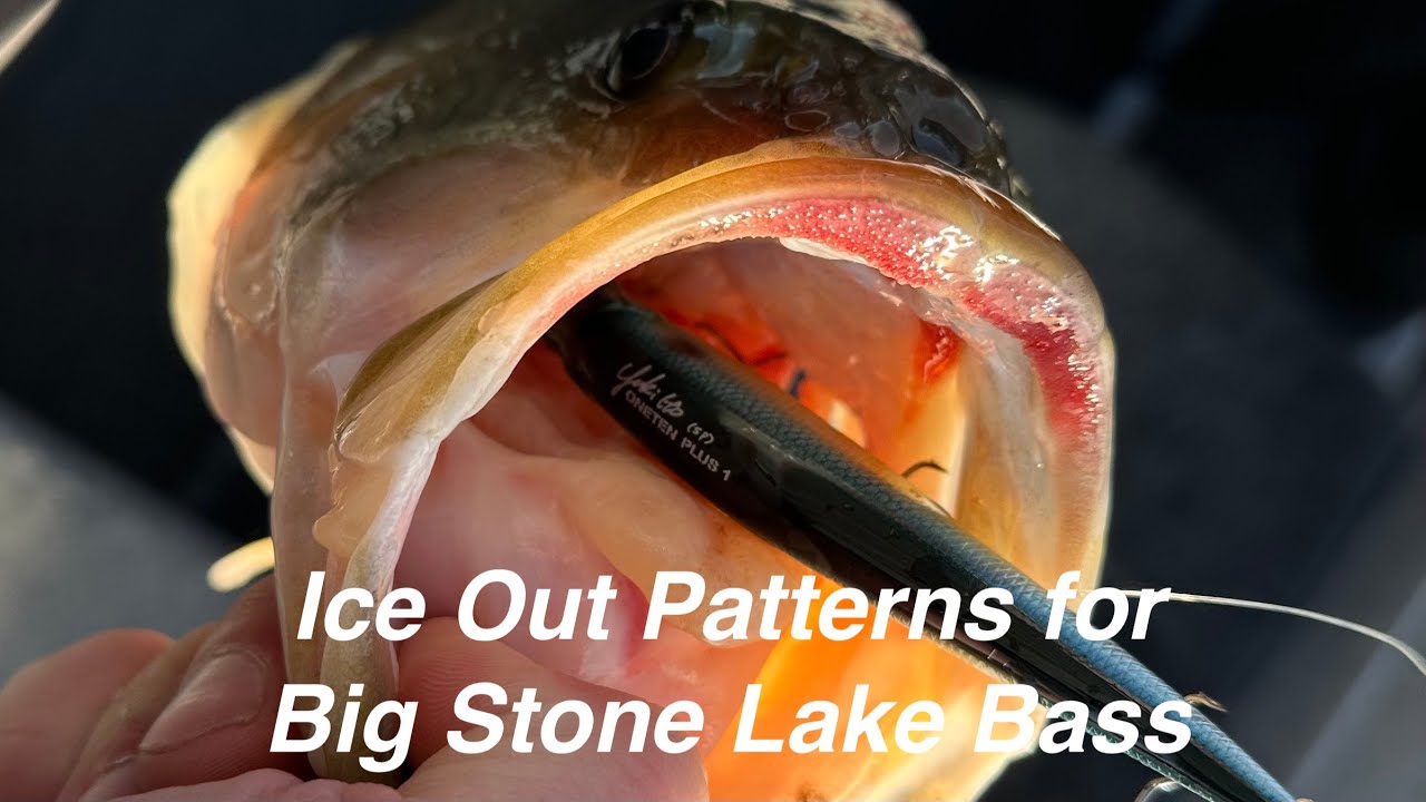 Ice Out Patterns for Big Stone Lake Bass (Minnesota's Best Early Spring Trophy Bass Lake)