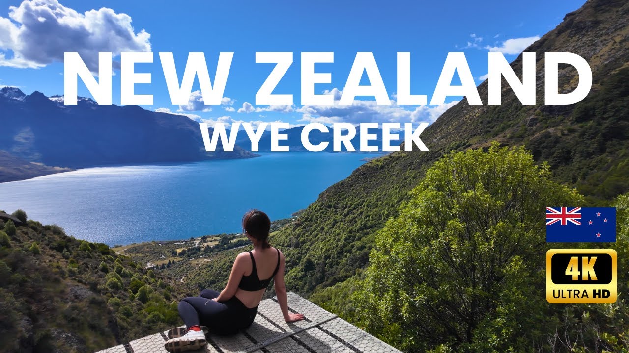 Wye Creek Track Walking Tour 4K - Queenstown New Zealand | Lake Wakatipu & Remarkables View