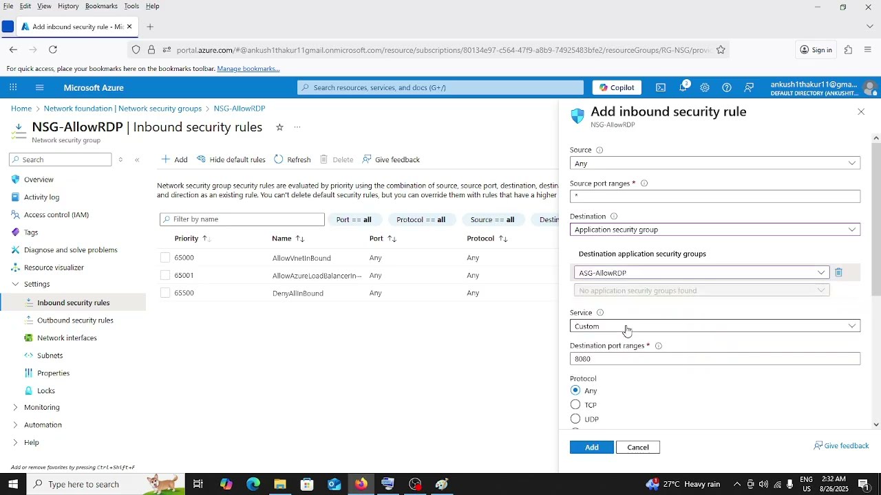 ASG Explanation + ASG and NSG Lab in Azure  | AZ-104 - Day 5