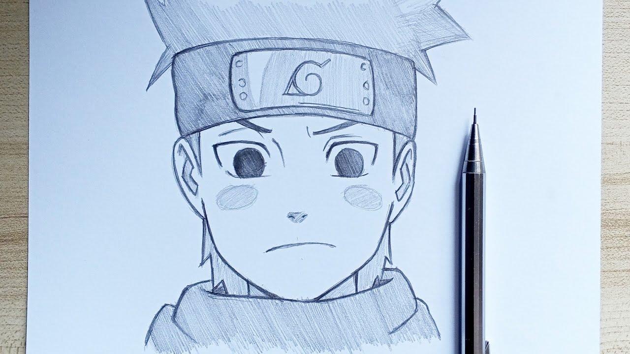 How to draw konohamaru easy step by step