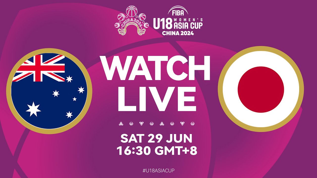 Australia v Japan | Full Basketball Game | FIBA U18 Women's Asia Cup 2024 | Divison A | Semi-Finals