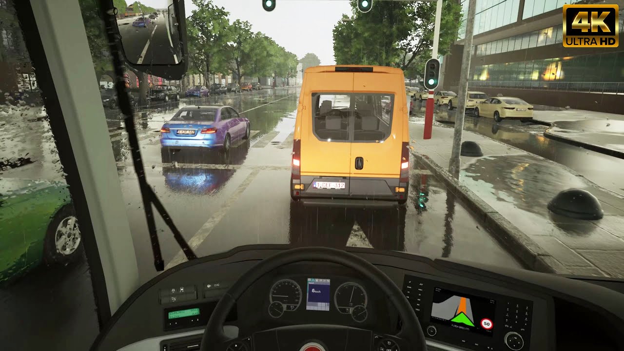 MOST REALISTIC Bus Driving Simulator | Fernbus Simulator in 4K | TrackIR