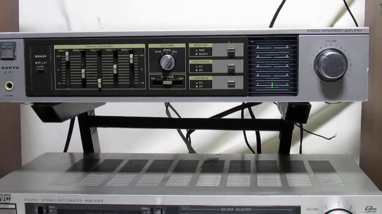 SANYO JA-300 AMPLIFIER STEREO INTEGRATED AMPLIFIER