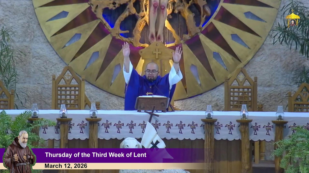 Mar 12, 2026 | 5 p.m. - Thursday of the Third Week of Lent