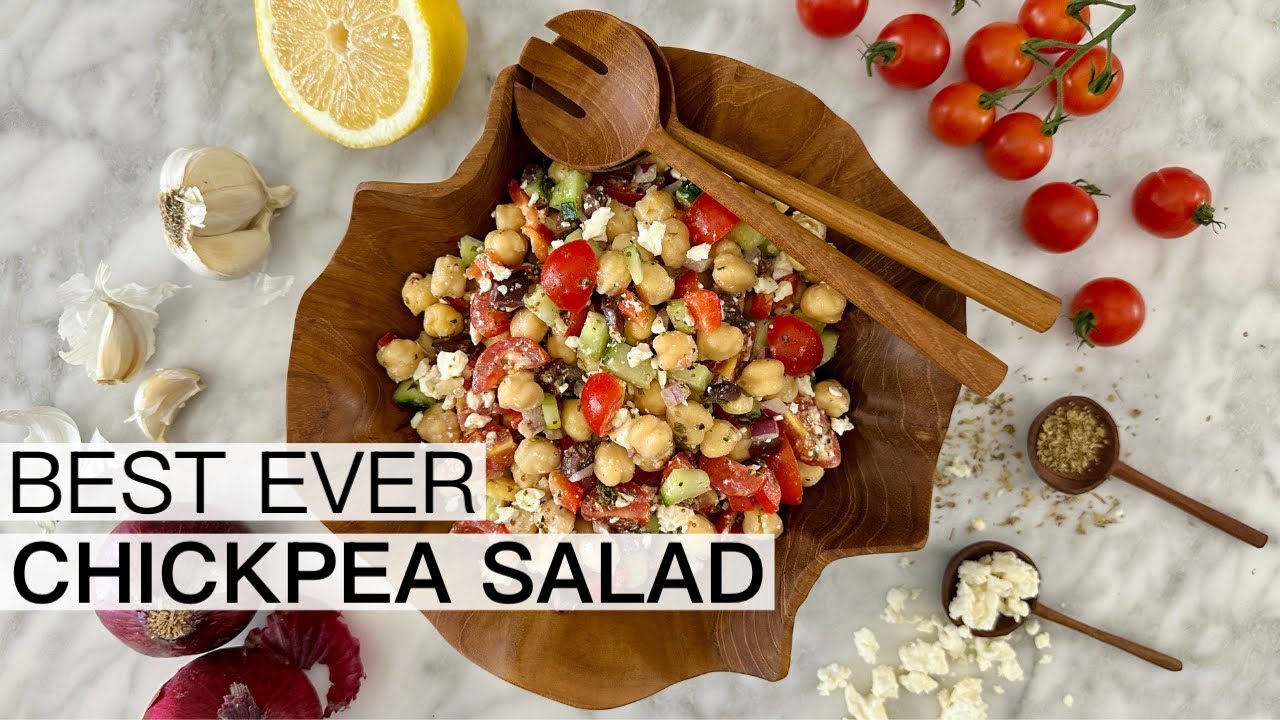 Easy & Healthy Mediterranean Chickpea Salad You&rsquo;ll Love!