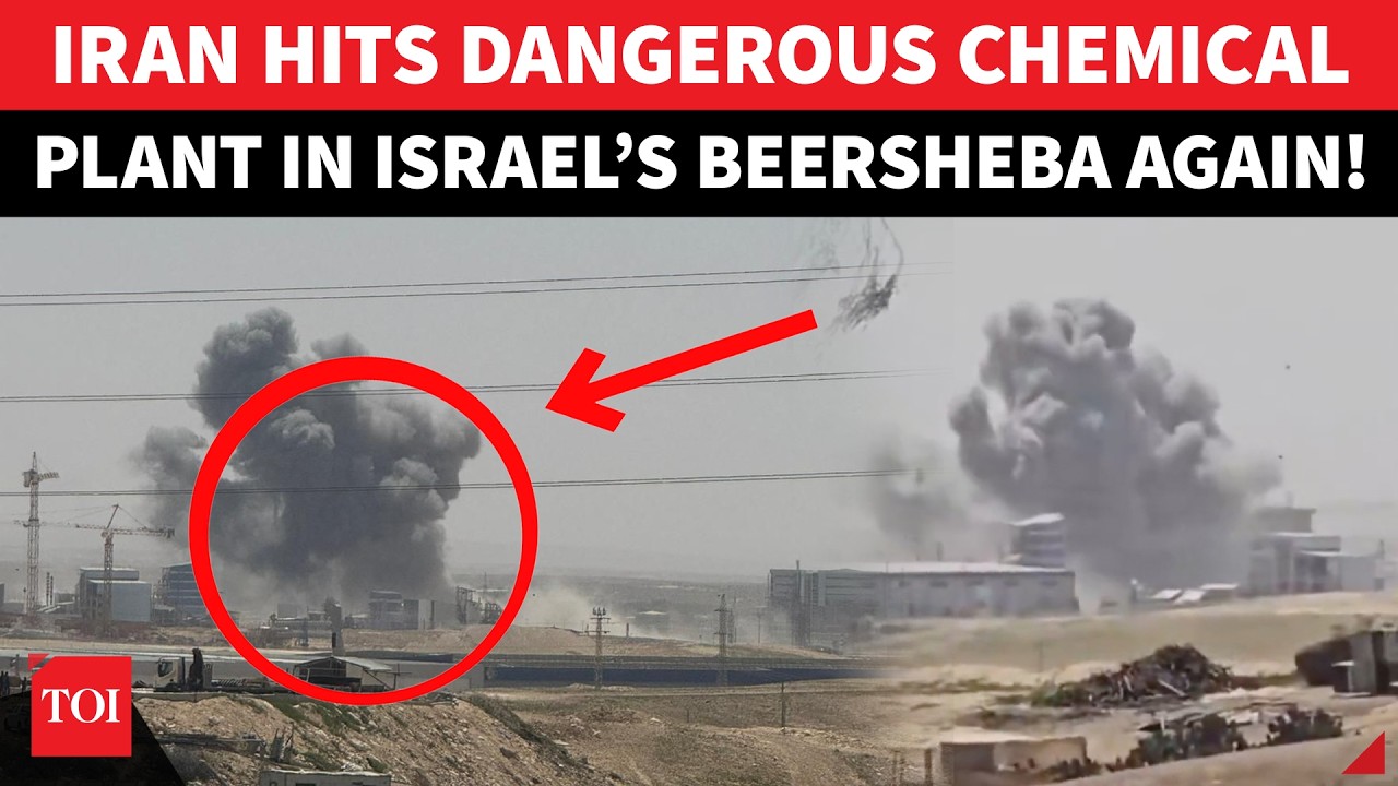 &lsquo;MONSTER BLAST!&rsquo;: Iran Missiles Turn Factory Into HUGE FIREBALL In Israel&rsquo;s Beersheba | Watch