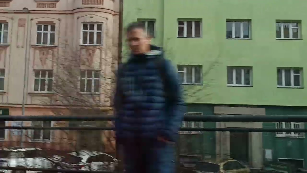 870. 17 2 2026. Praha 5. Маршрут трамвая 9.